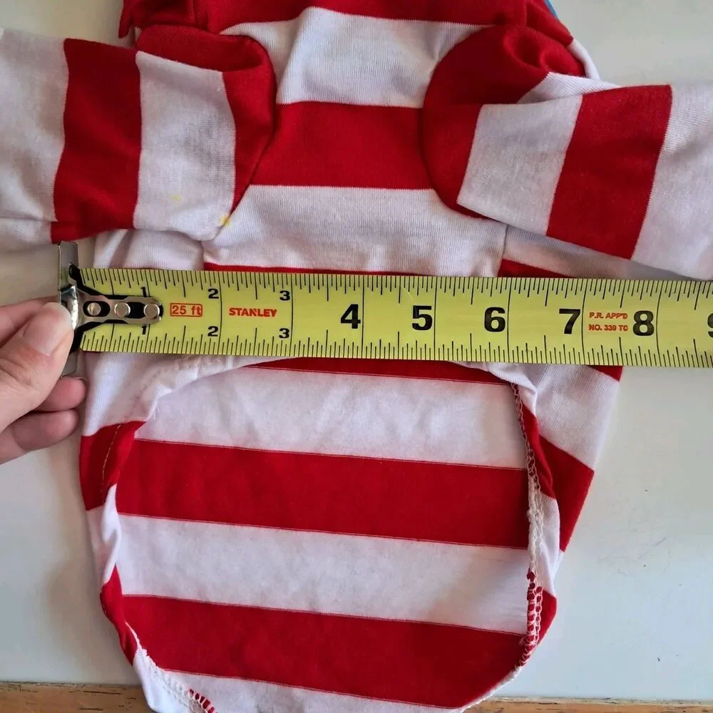 Where's Waldo: Waldo Pet Costume for Dogs or Cats by Rubies, XS